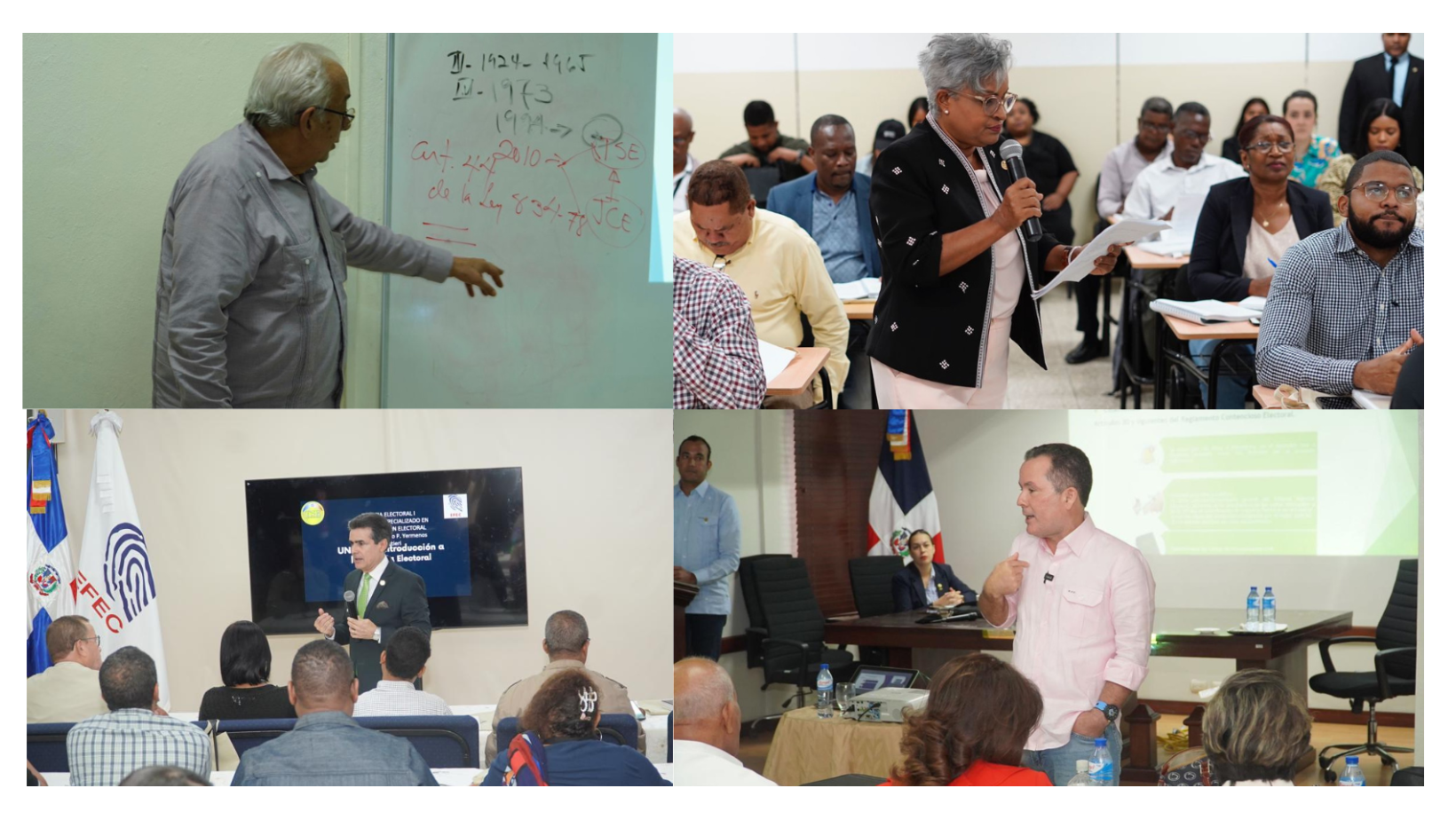 Tribunal Superior Electoral realiza capacitación en justicia electoral a miembros de juntas electorales